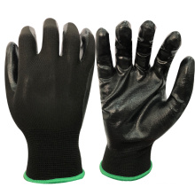 NMSAFETY cheap price for anti light water and punture work use 13 gauge nitrile industrial gloves
